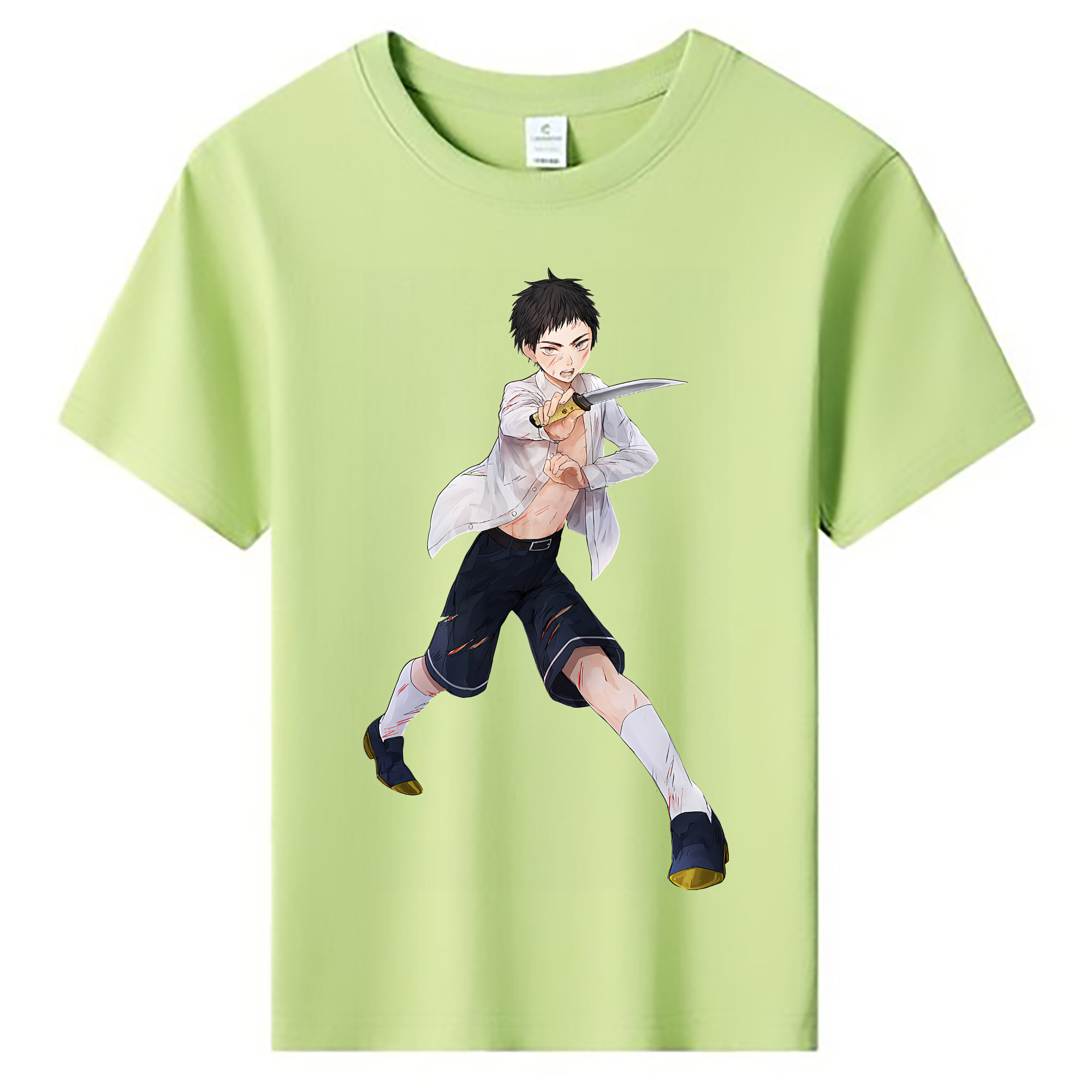 （画像用） 刀剣乱舞 Touken Ranbu 綿100％キッズTシャツ（フロントプリント）